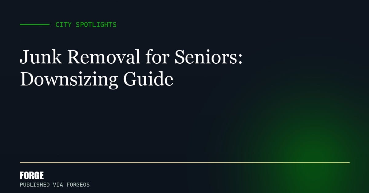 Junk Removal for Seniors: Downsizing Guide