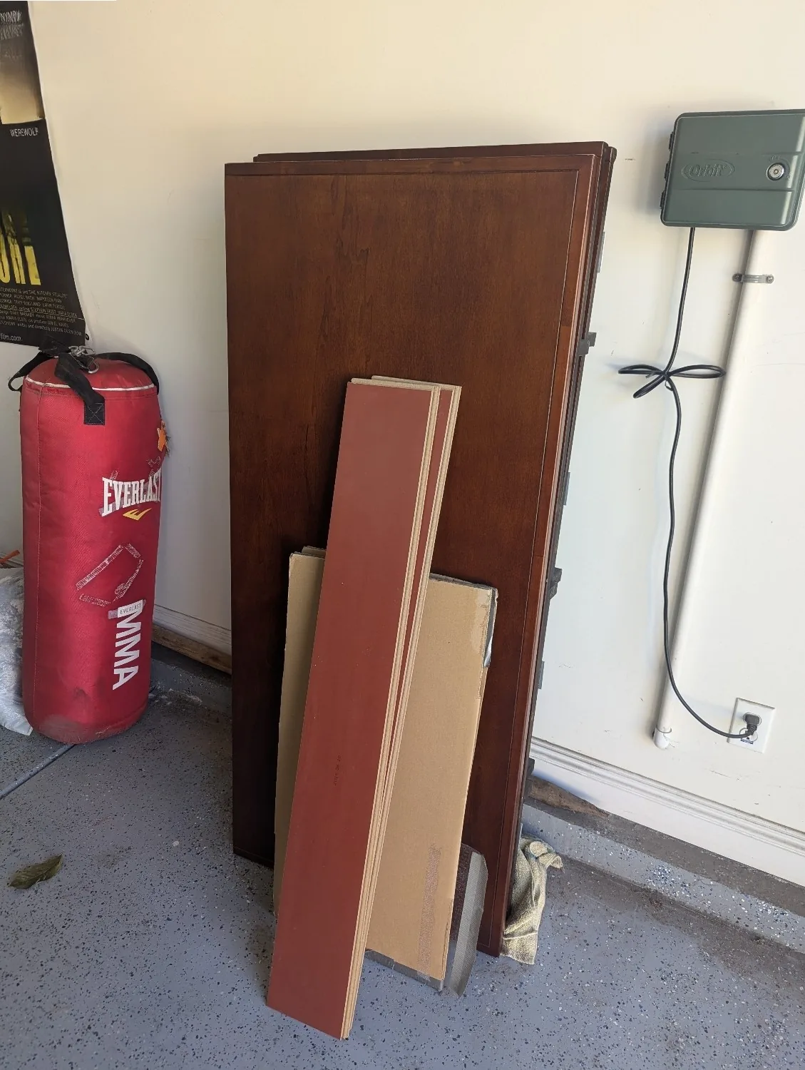 Water heater and scrap removed from an Orange County garage