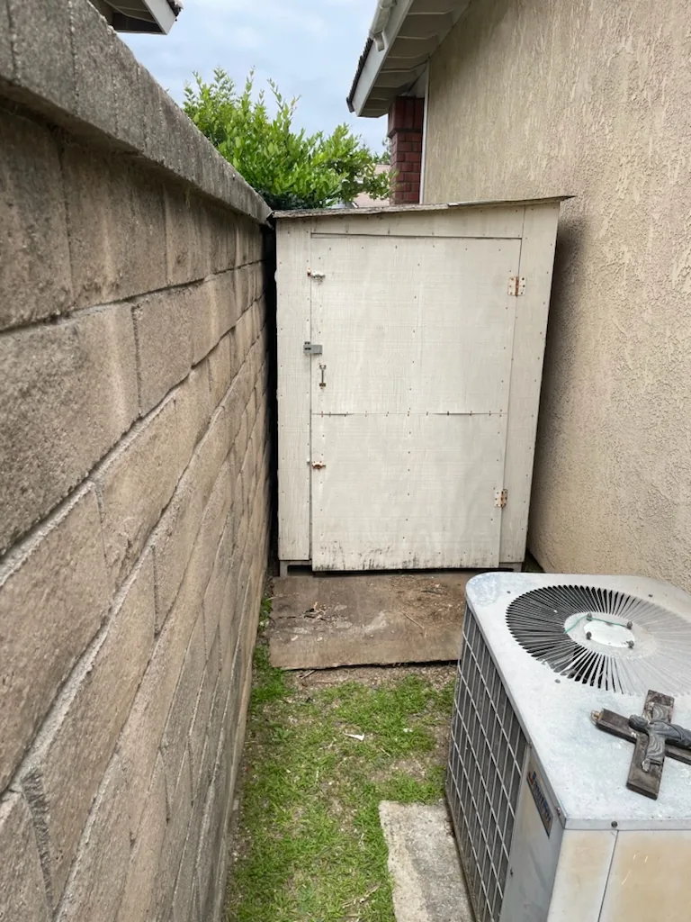 Old water heater hauled from an Orange County property